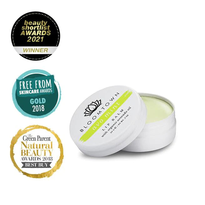 Bloomtown Natural & Vegan Lip Balm: Avo Mint