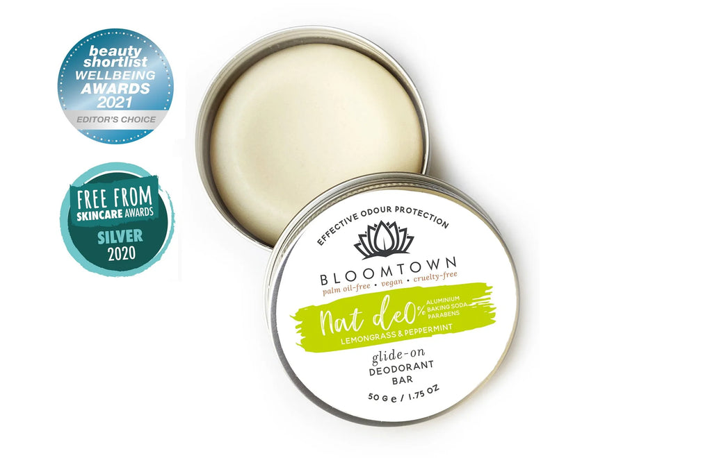 Bloomtown Natural Deodorant Bar - Lemongrass & Peppermint