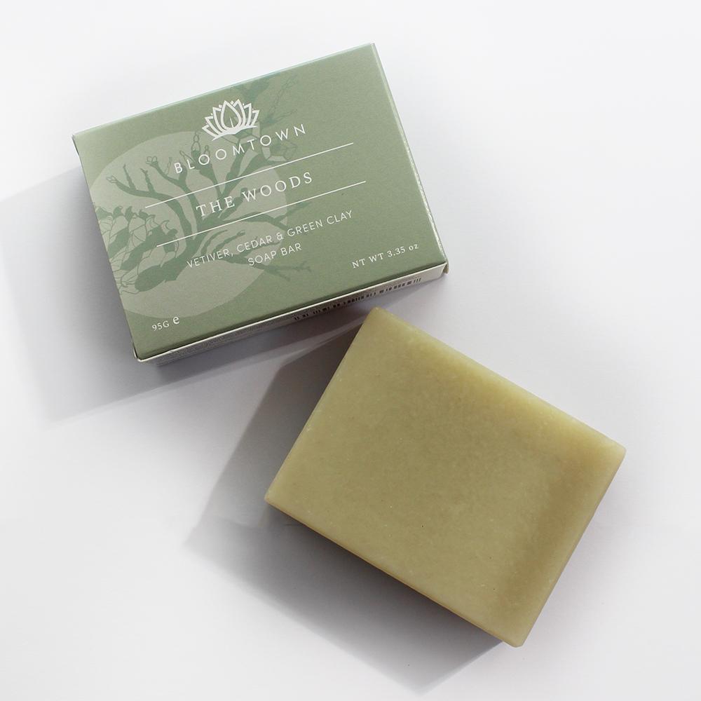 Bloomtown Nourishing Soap Bar: The Woods (Vetiver, Cedar & Bergamot)