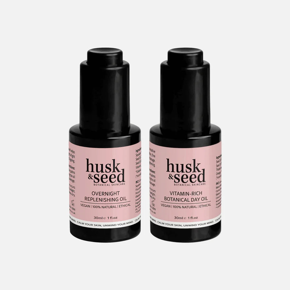 Husk & Seed Day & Night Facial Oil Duo (Save 10%)